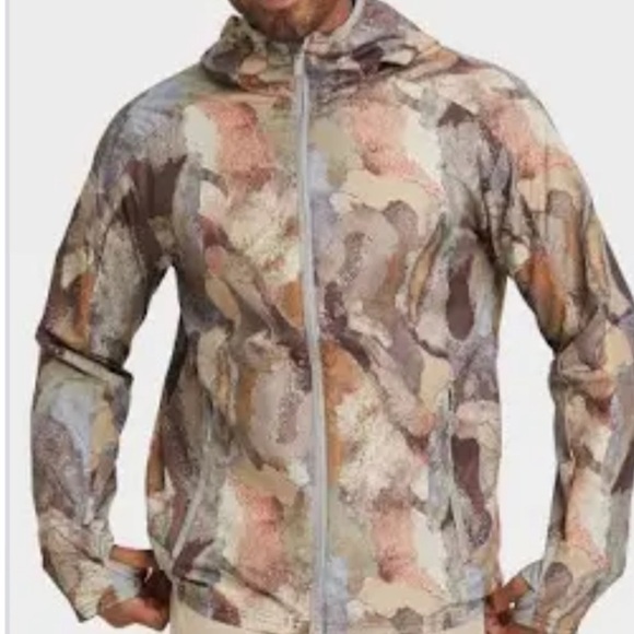 Men's Camo Print Packable Jacket - All in Motion™ (XL \BROWN - Picture 5 of 8